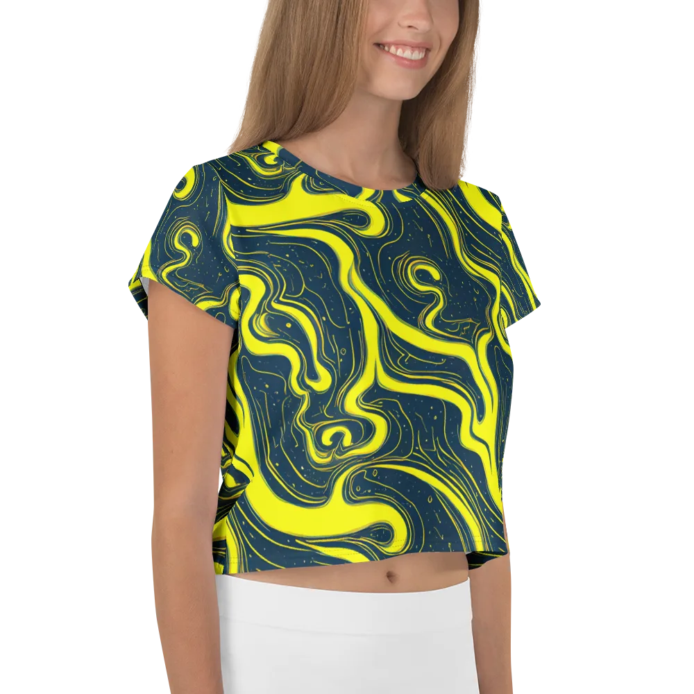 Nightstream on Crop Tee — Right