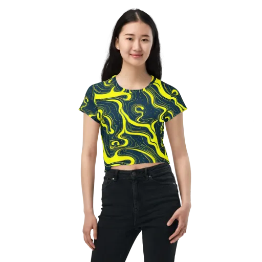 Nightstream on a Crop Tee