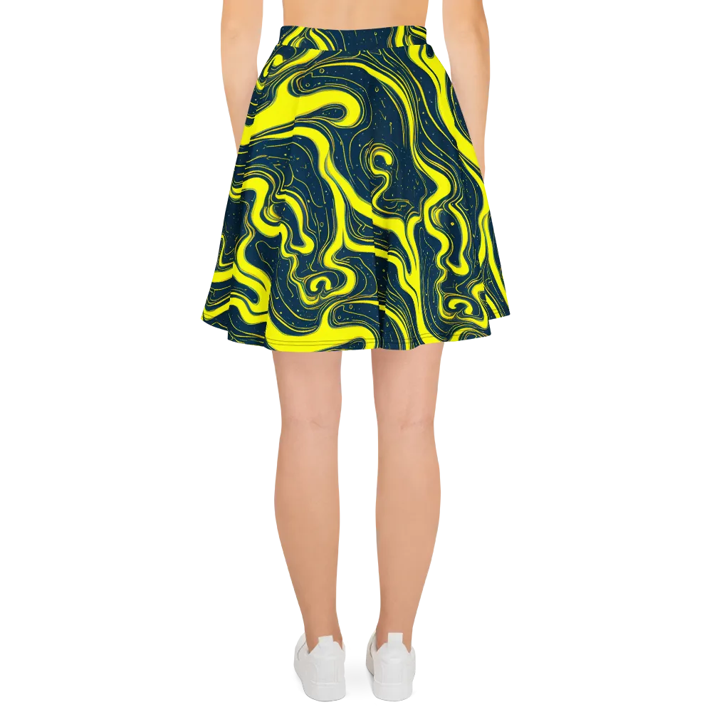 Nightstream on Skater Skirt — Back