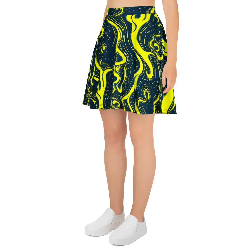 Nightstream on Skater Skirt — Left