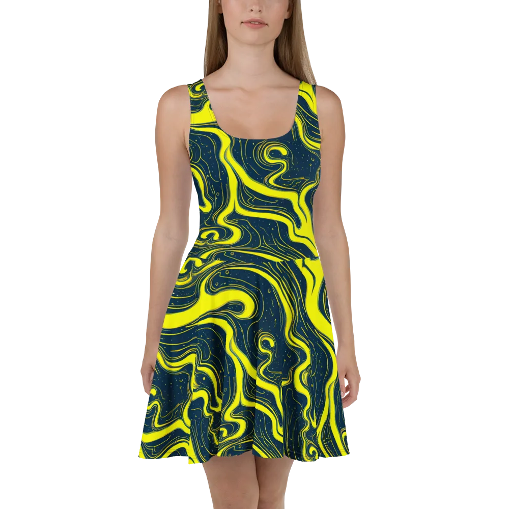 Nightstream on Skater Dress — Front