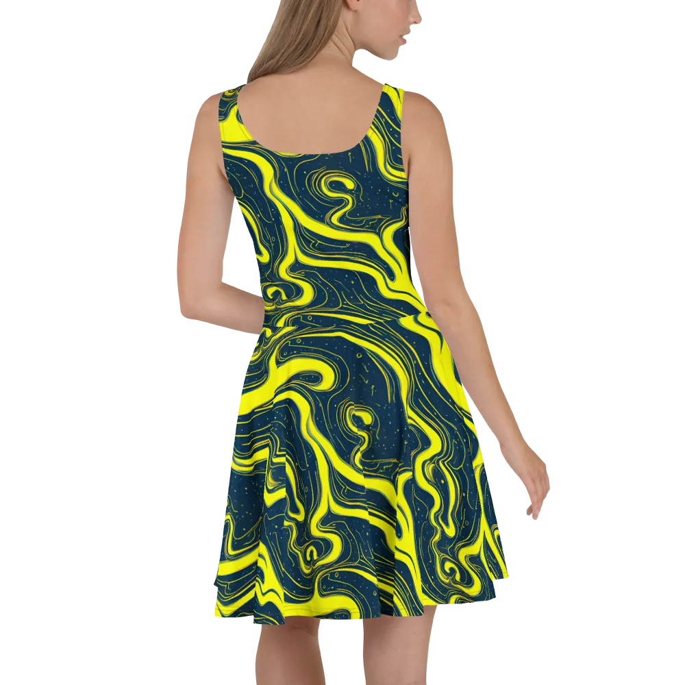 Nightstream on Skater Dress — Back