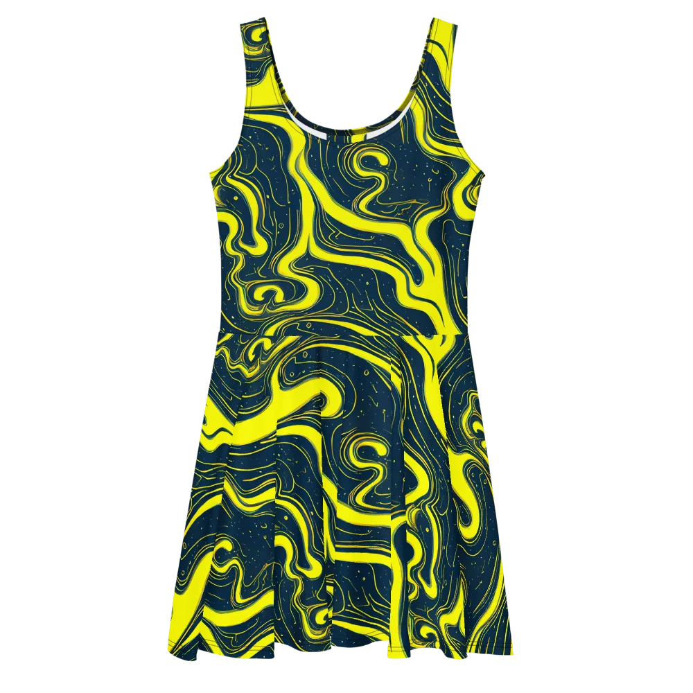 Nightstream on Skater Dress — Front
