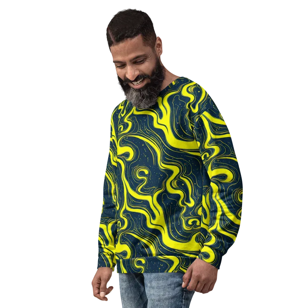 Nightstream on Sweatshirt — Left Front