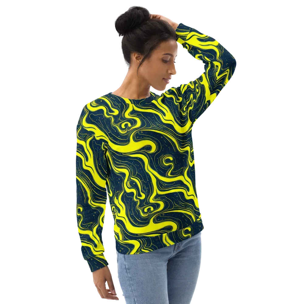 Nightstream on Sweatshirt — Right Front