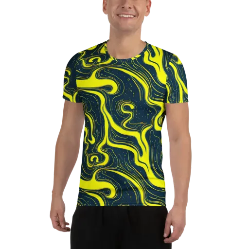 Nightstream on a Men's Athletic T-Shirt