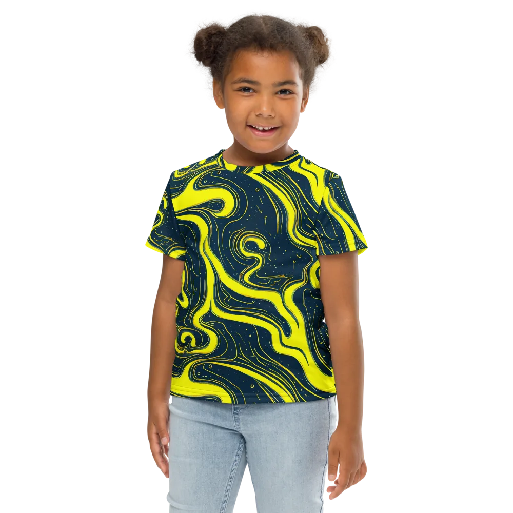 Nightstream on Kids Crew Neck T-Shirt — Front