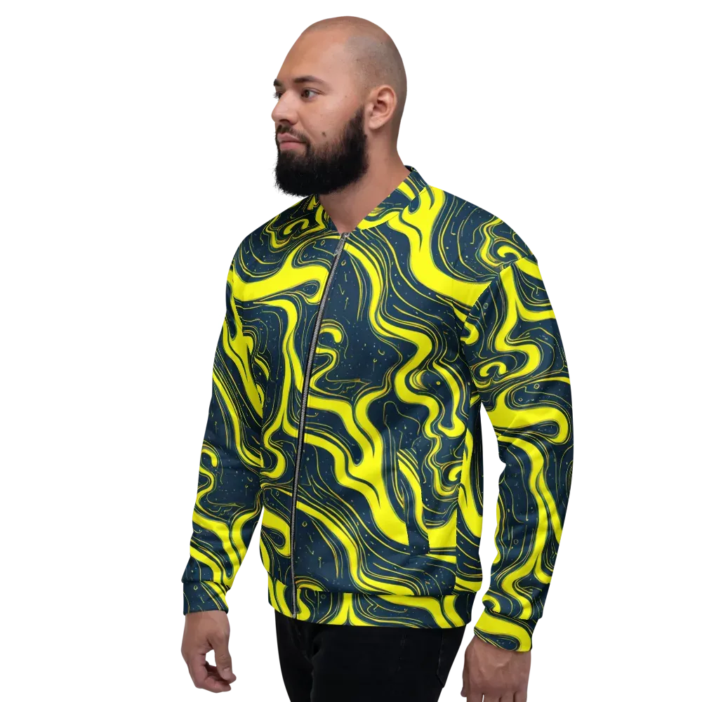 Nightstream on Bomber Jacket — Left