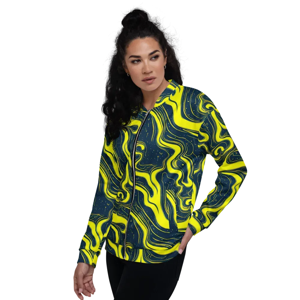 Nightstream on Bomber Jacket — Left