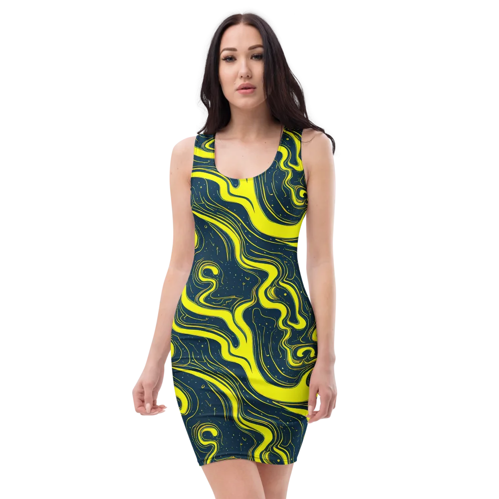 Nightstream on Bodycon Dress — Front