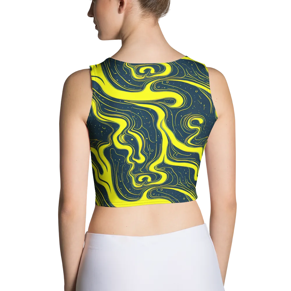 Nightstream on Crop Top — Back