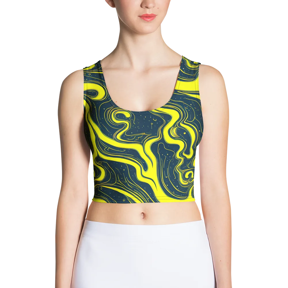 Nightstream on Crop Top — Front