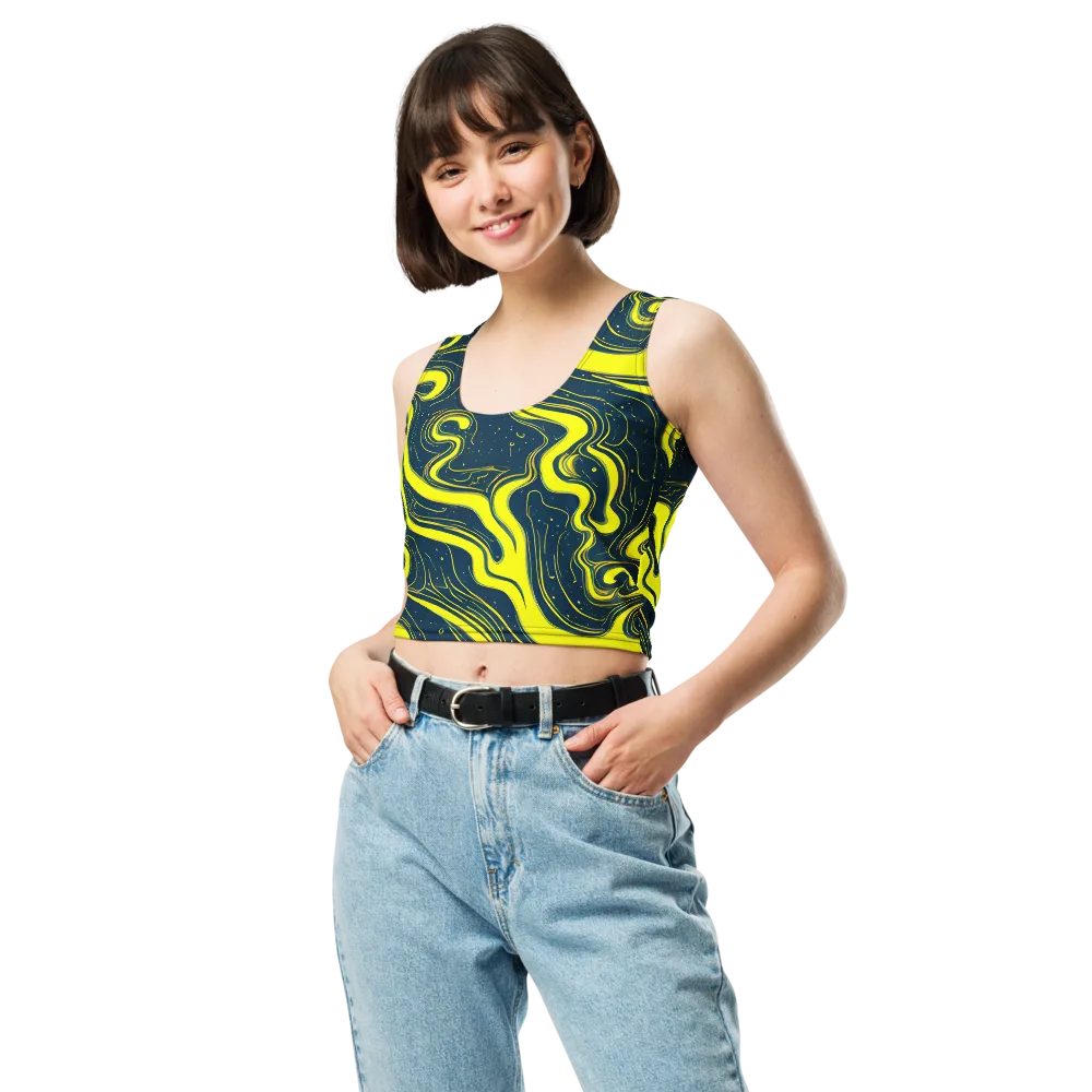 Nightstream on Crop Top — Front