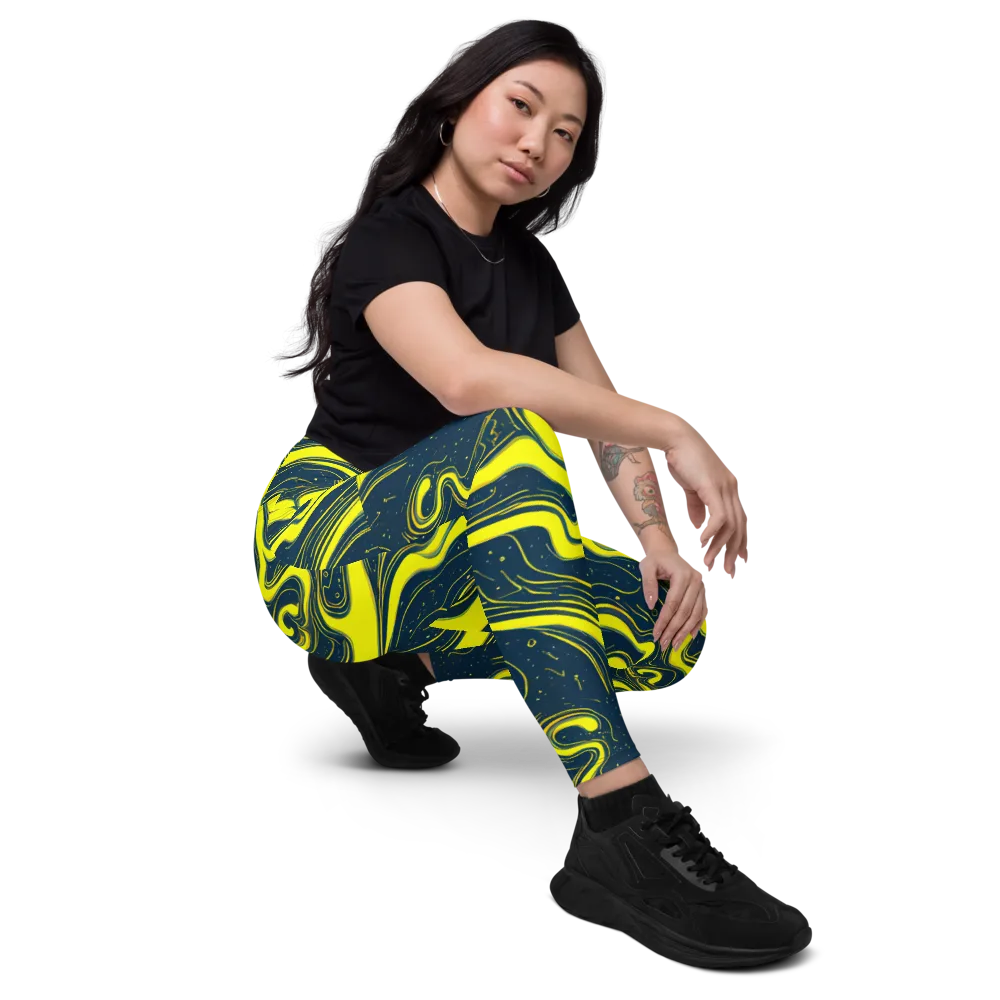 Nightstream on Leggings with Pockets — Right Front