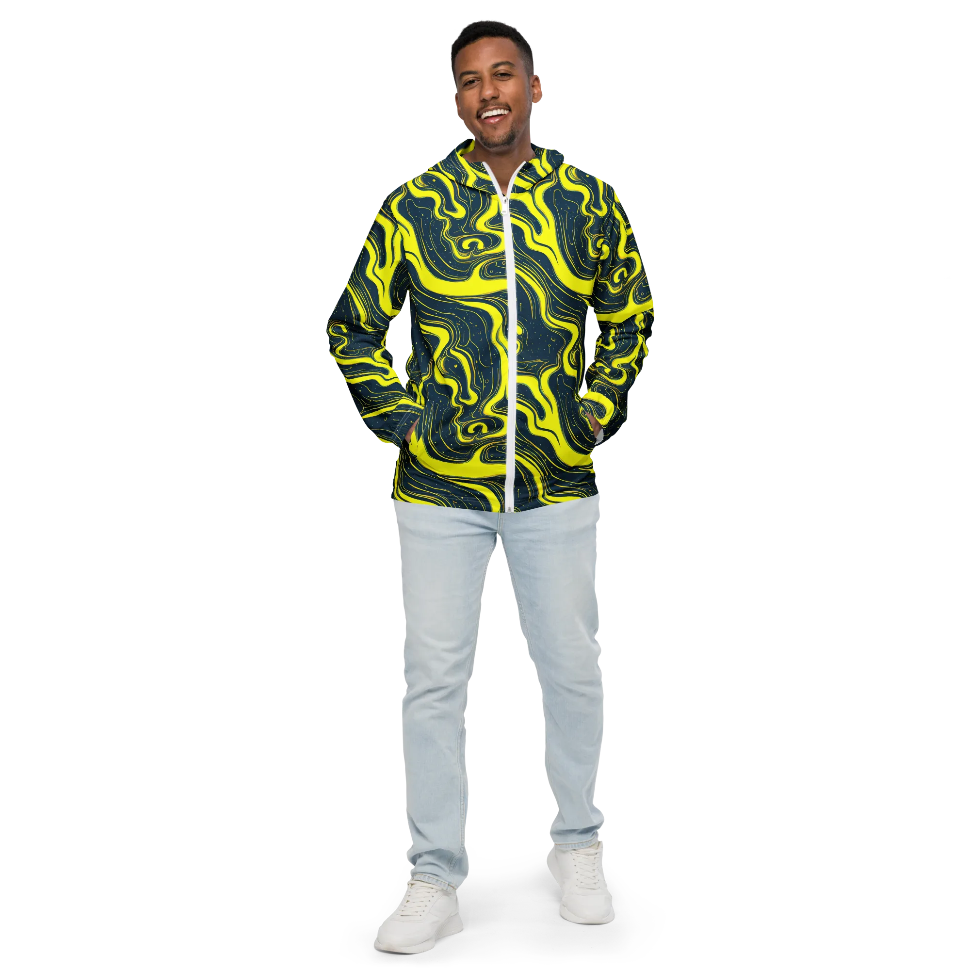 Nightstream on Men's Windbreaker — Front