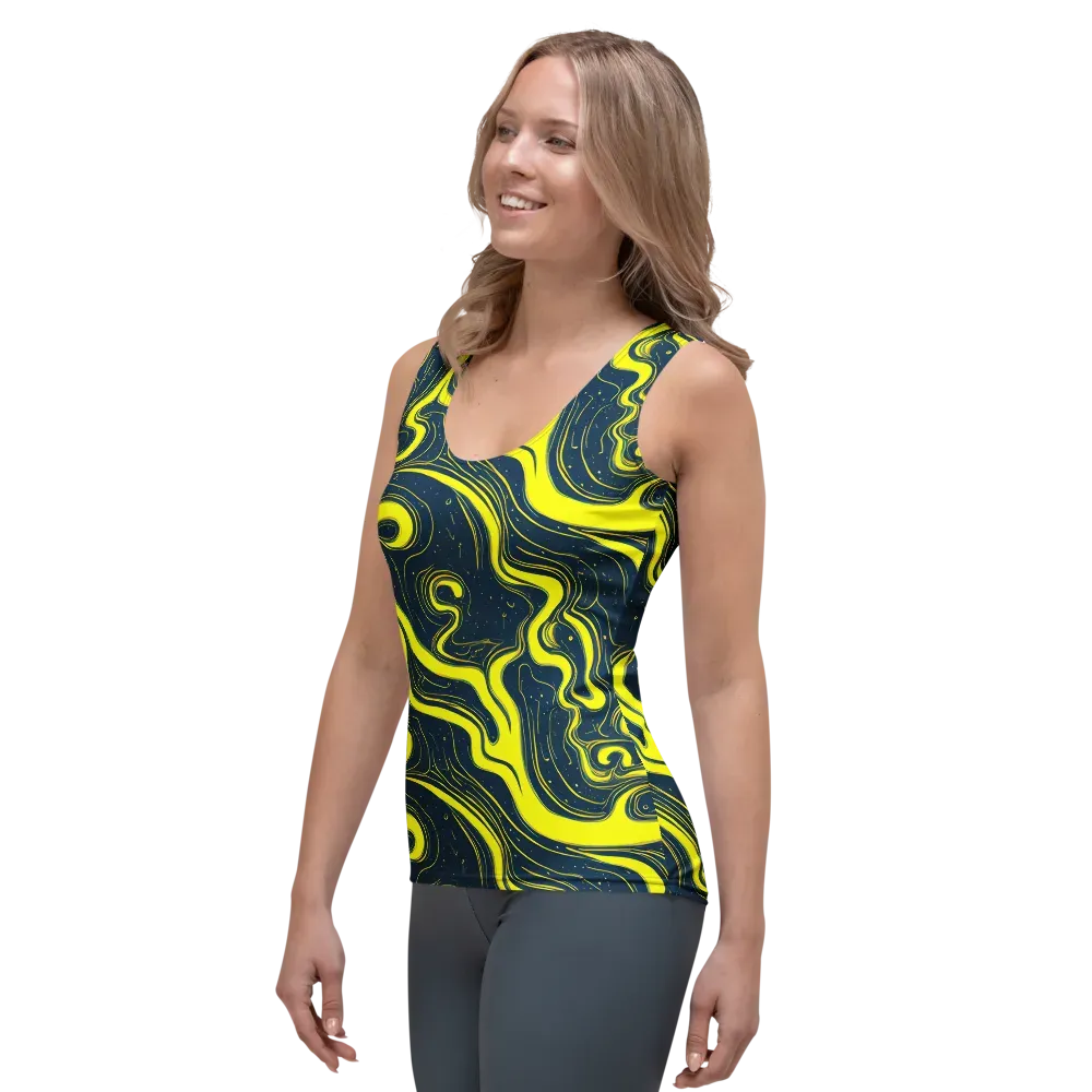 Nightstream on Women's Tank Top — Left Front