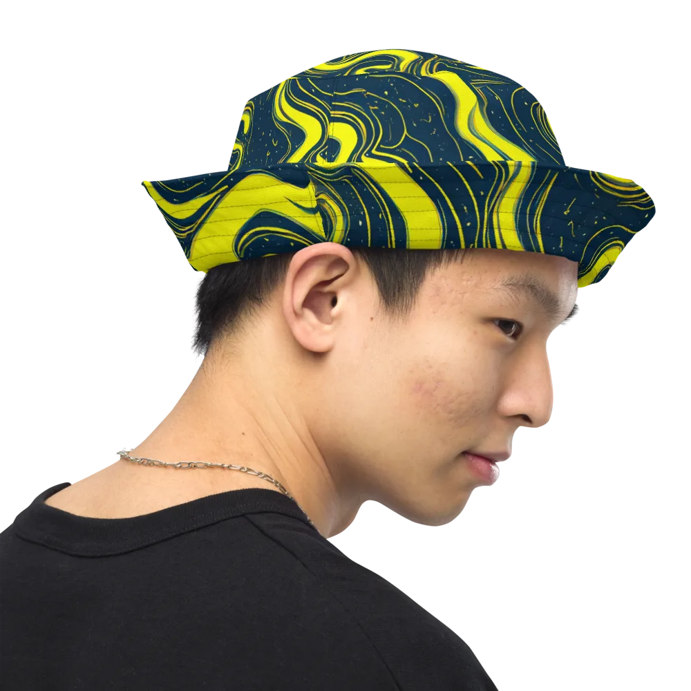 Nightstream on Reversible Bucket Hat — Right Outside