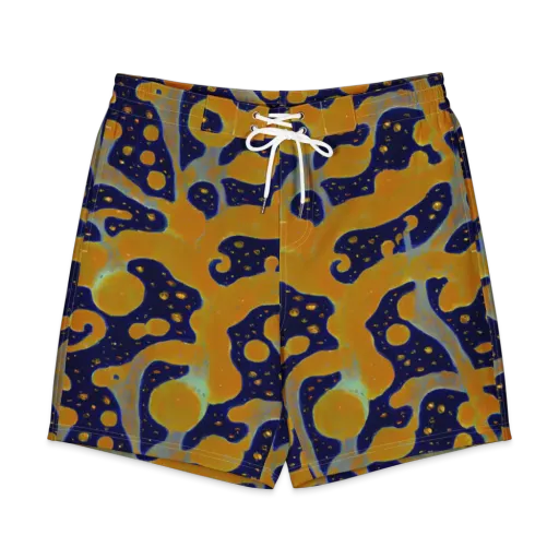 Molten Drift on a Men's Board Shorts