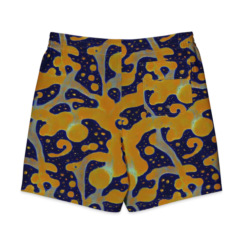 Molten Drift on Men's Board Shorts — Back