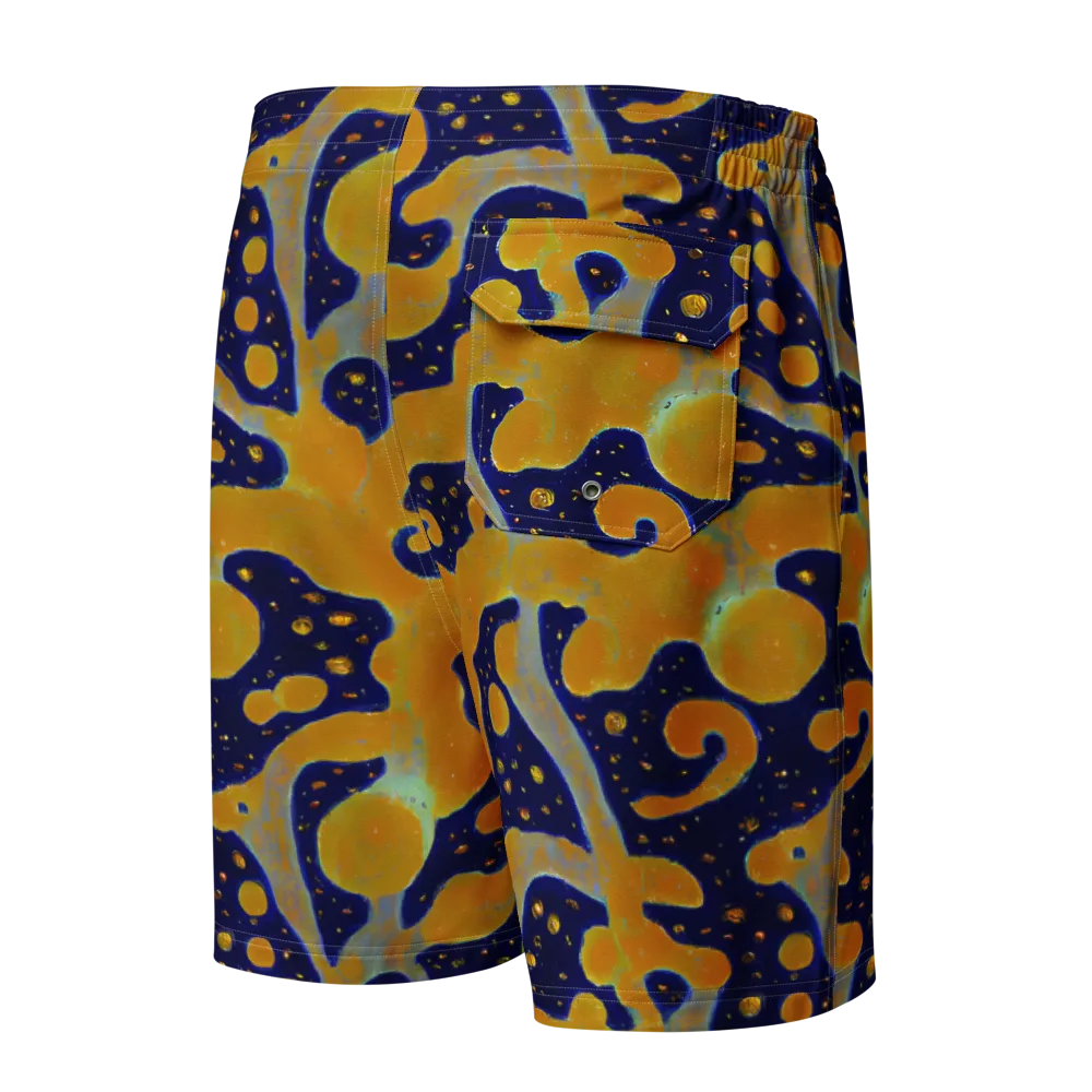 Molten Drift on Men's Board Shorts — Back