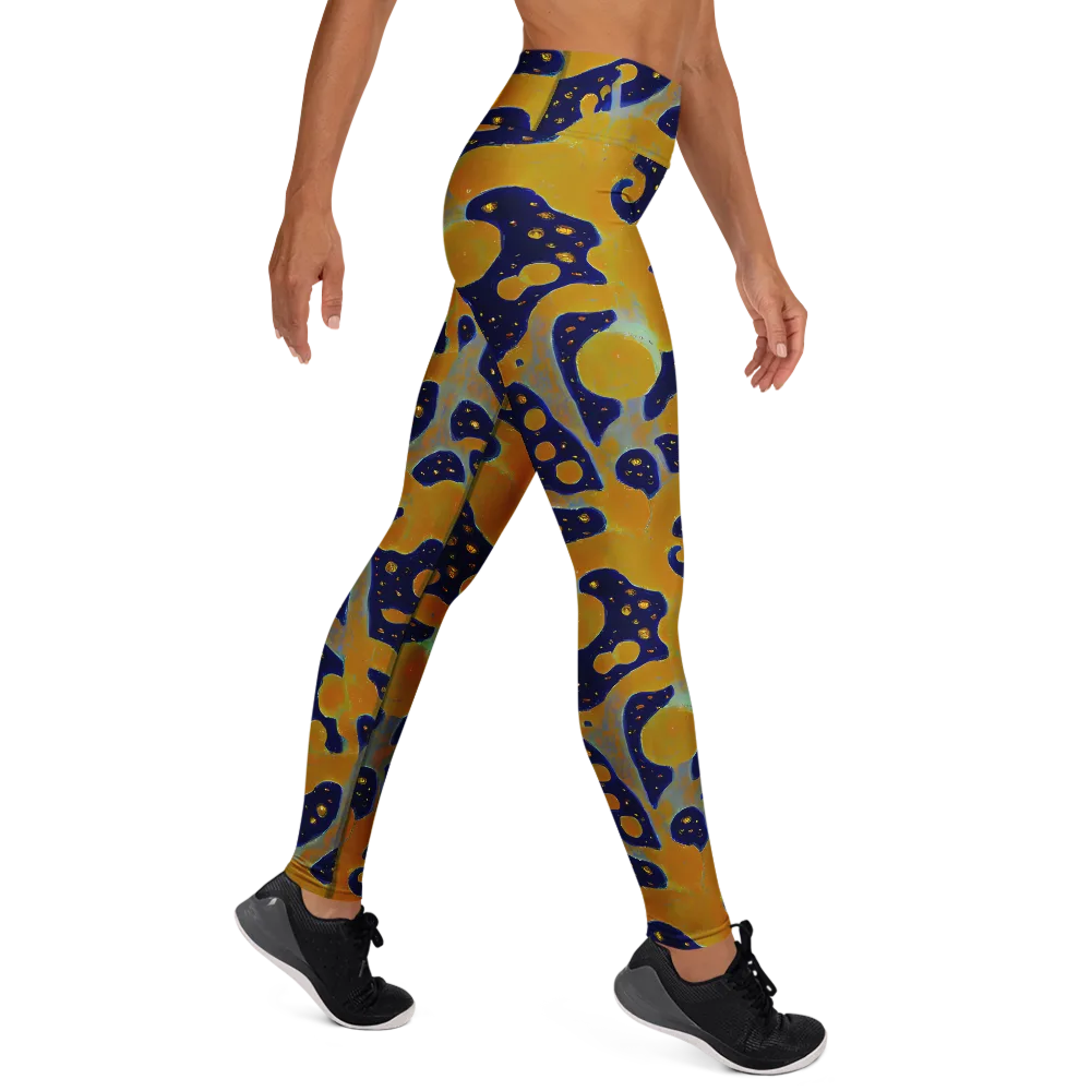 Molten Drift on Yoga Leggings — Right