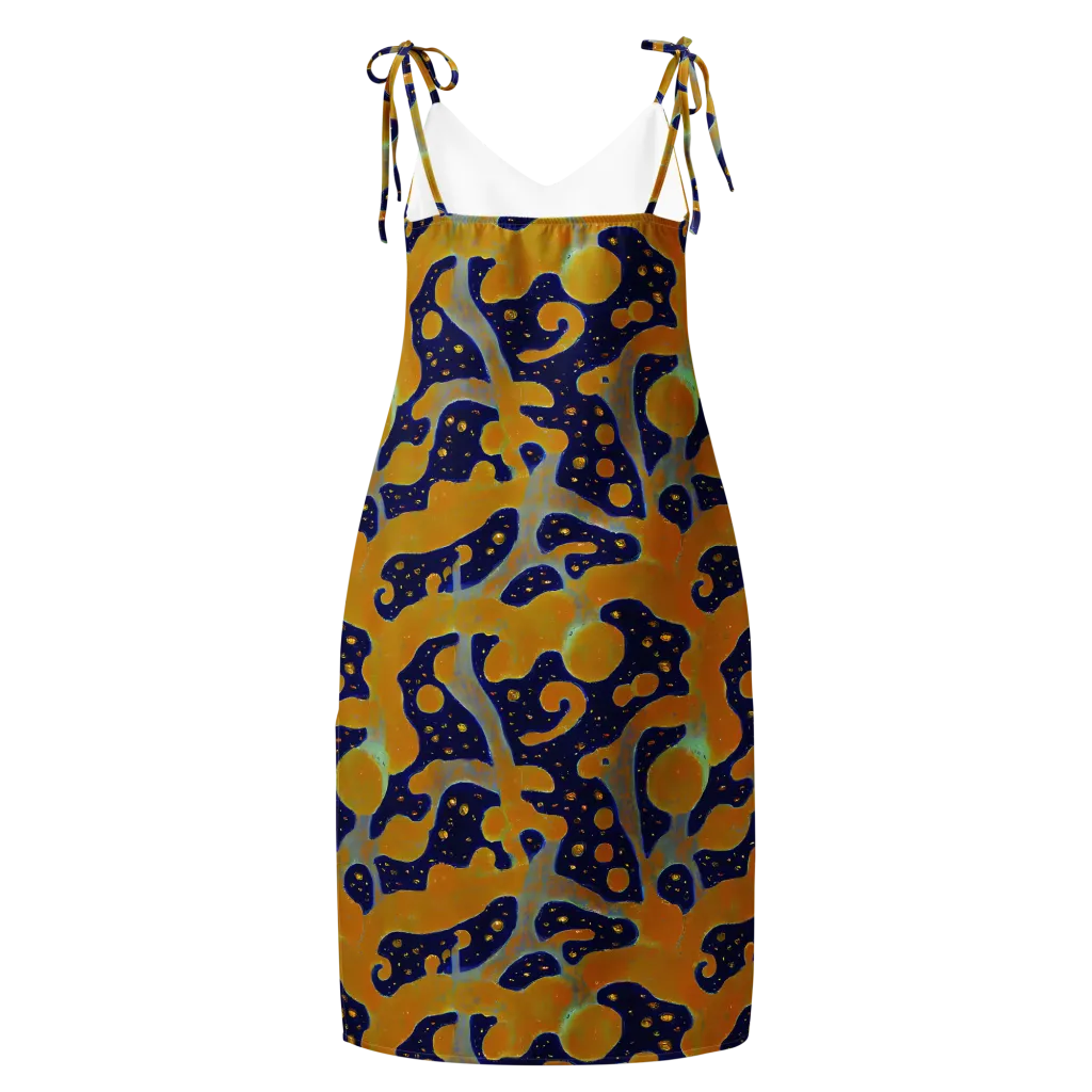 Molten Drift on Slip Dress — Back