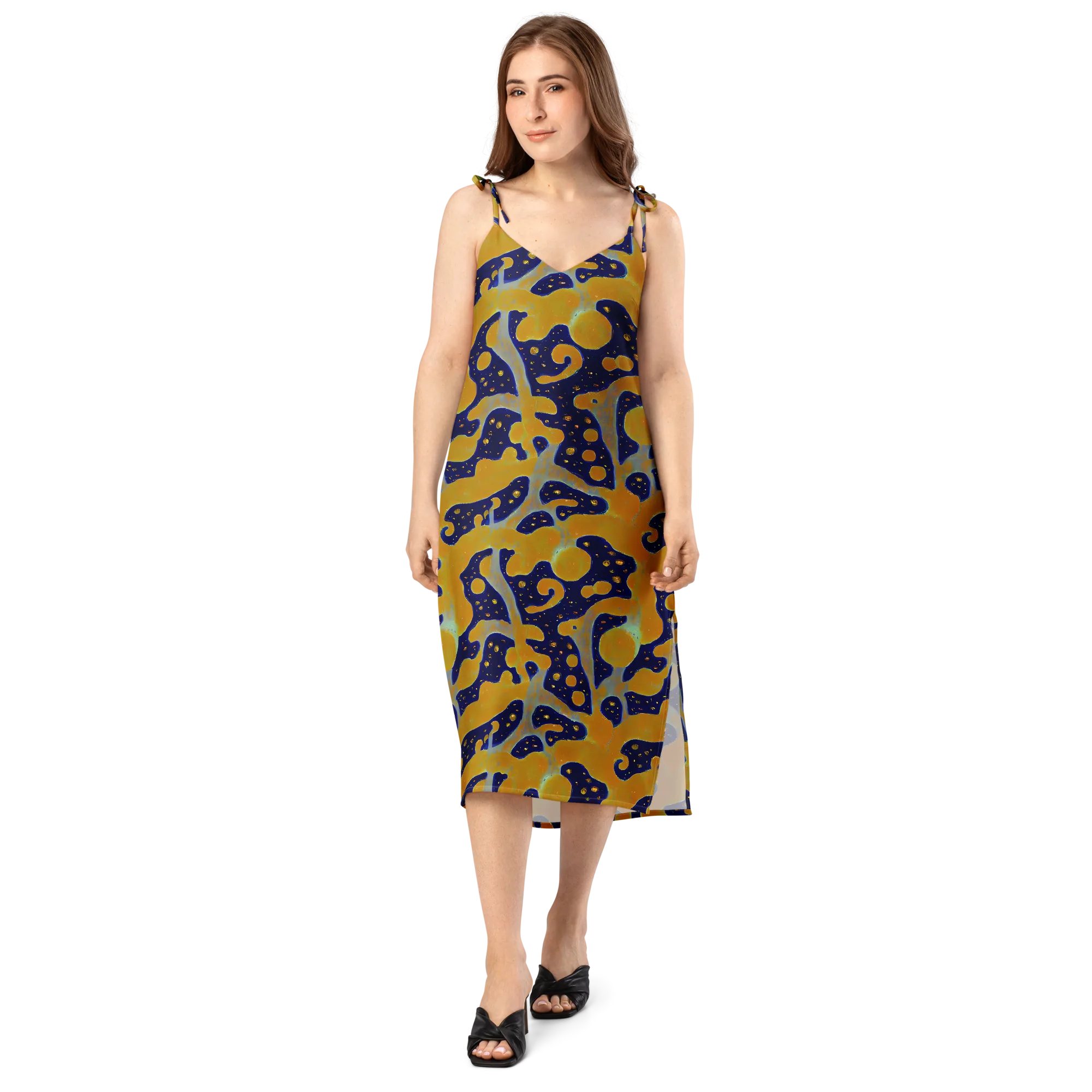 Molten Drift on Slip Dress — Front