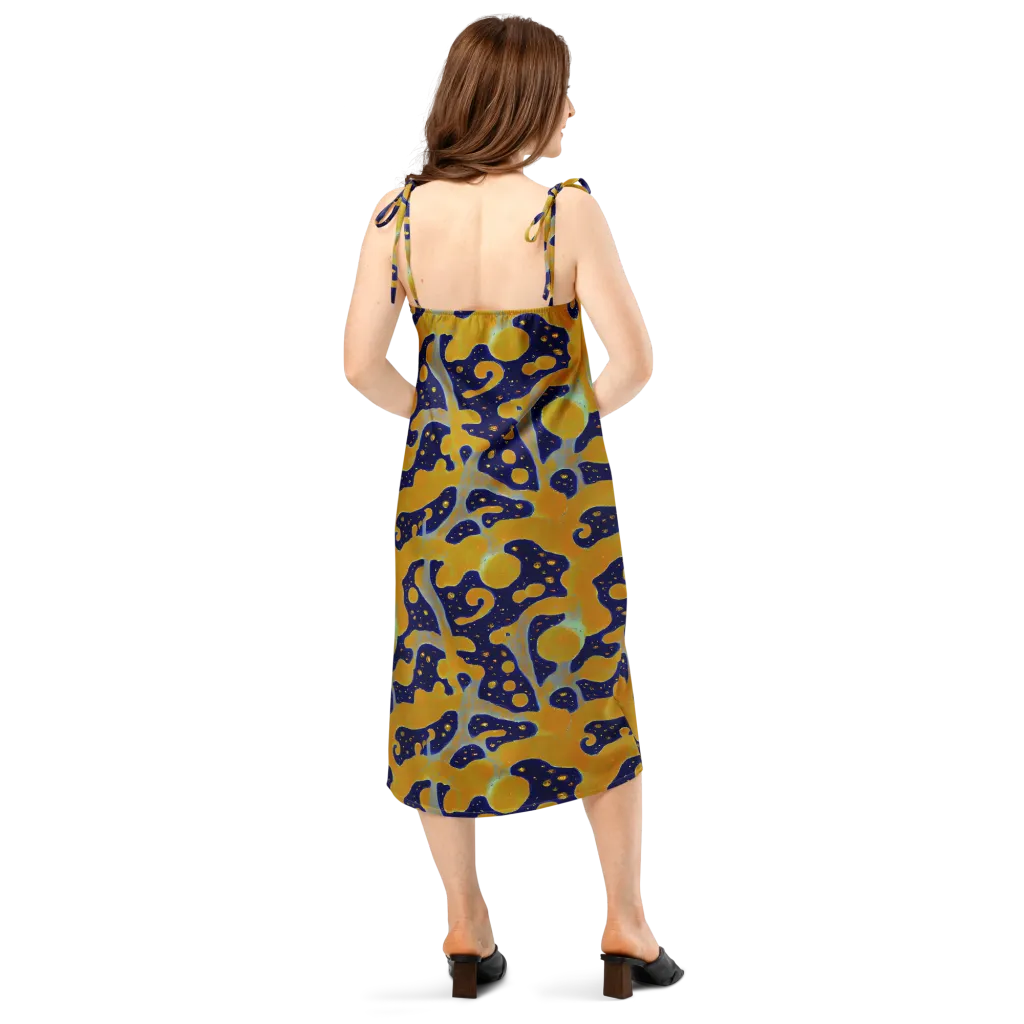Molten Drift on Slip Dress — Back