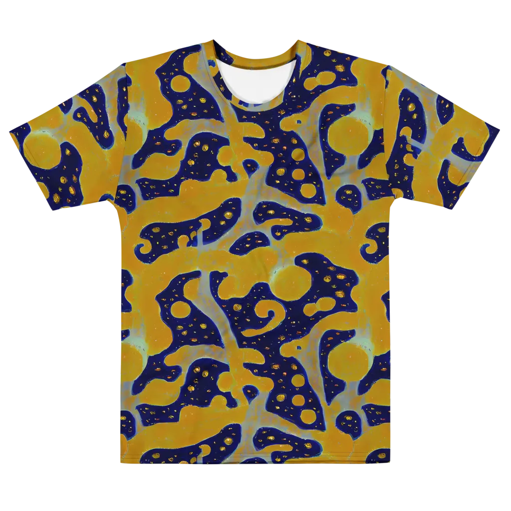 Molten Drift on Men's Cotton Crew Neck T-Shirt — Front