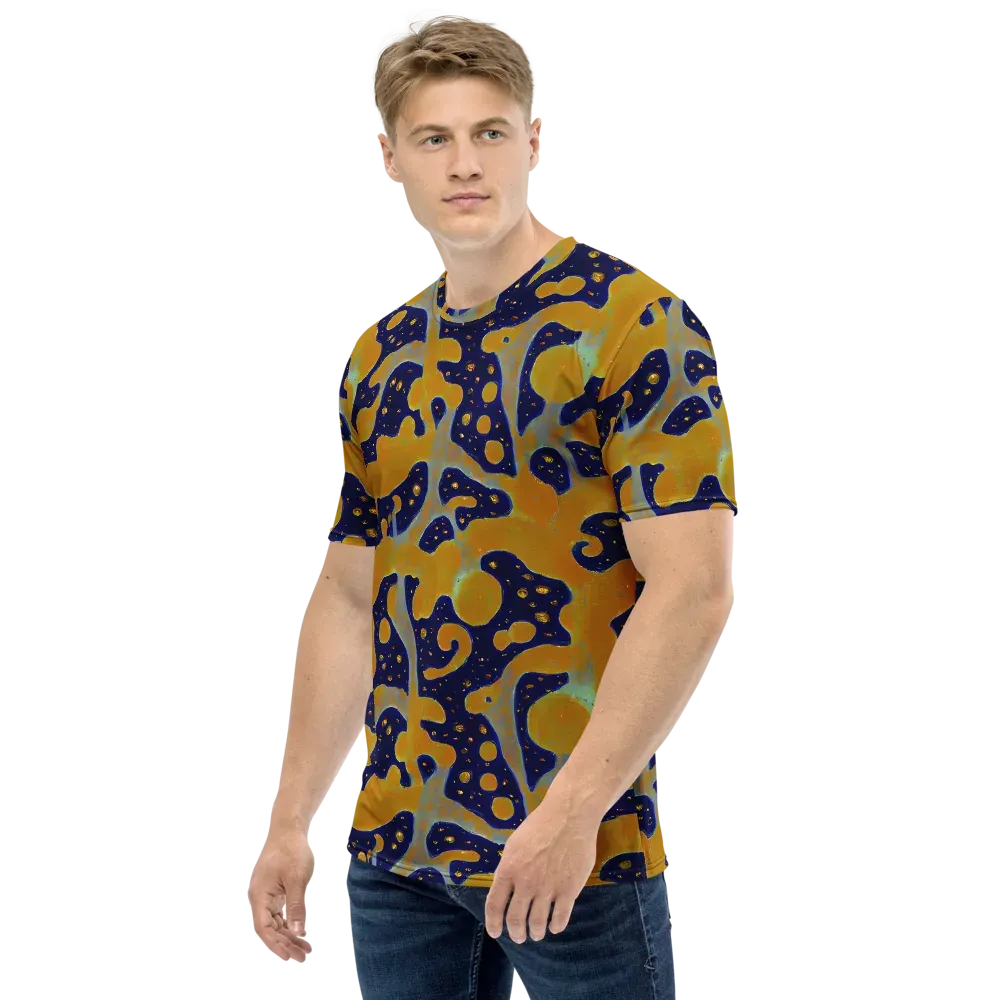 Molten Drift on Men's Crew Neck T-Shirt — Left