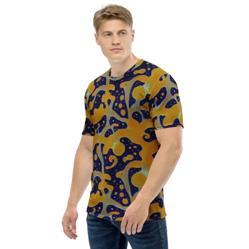 Molten Drift on a Men's Crew Neck T-Shirt