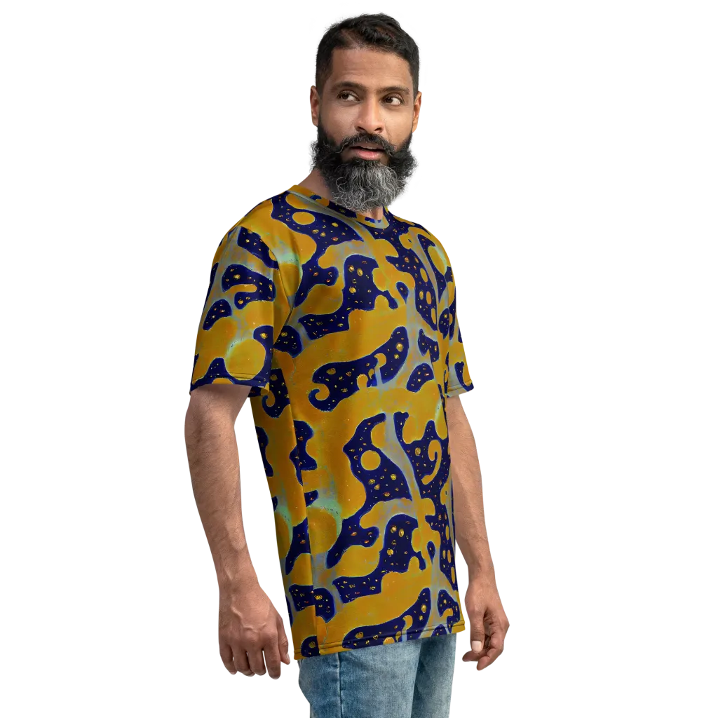 Molten Drift on Men's Crew Neck T-Shirt — Right