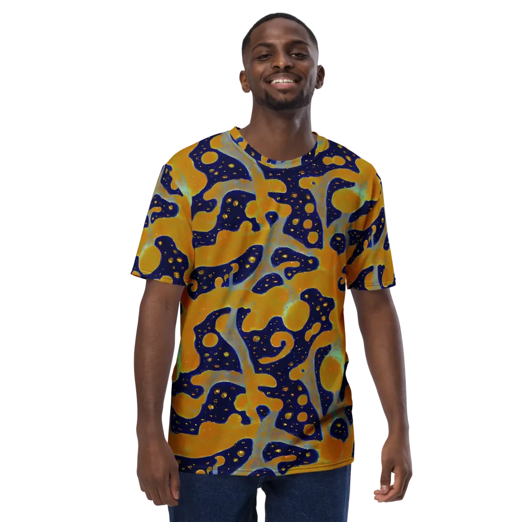 Molten Drift on Men's Crew Neck T-Shirt — Front