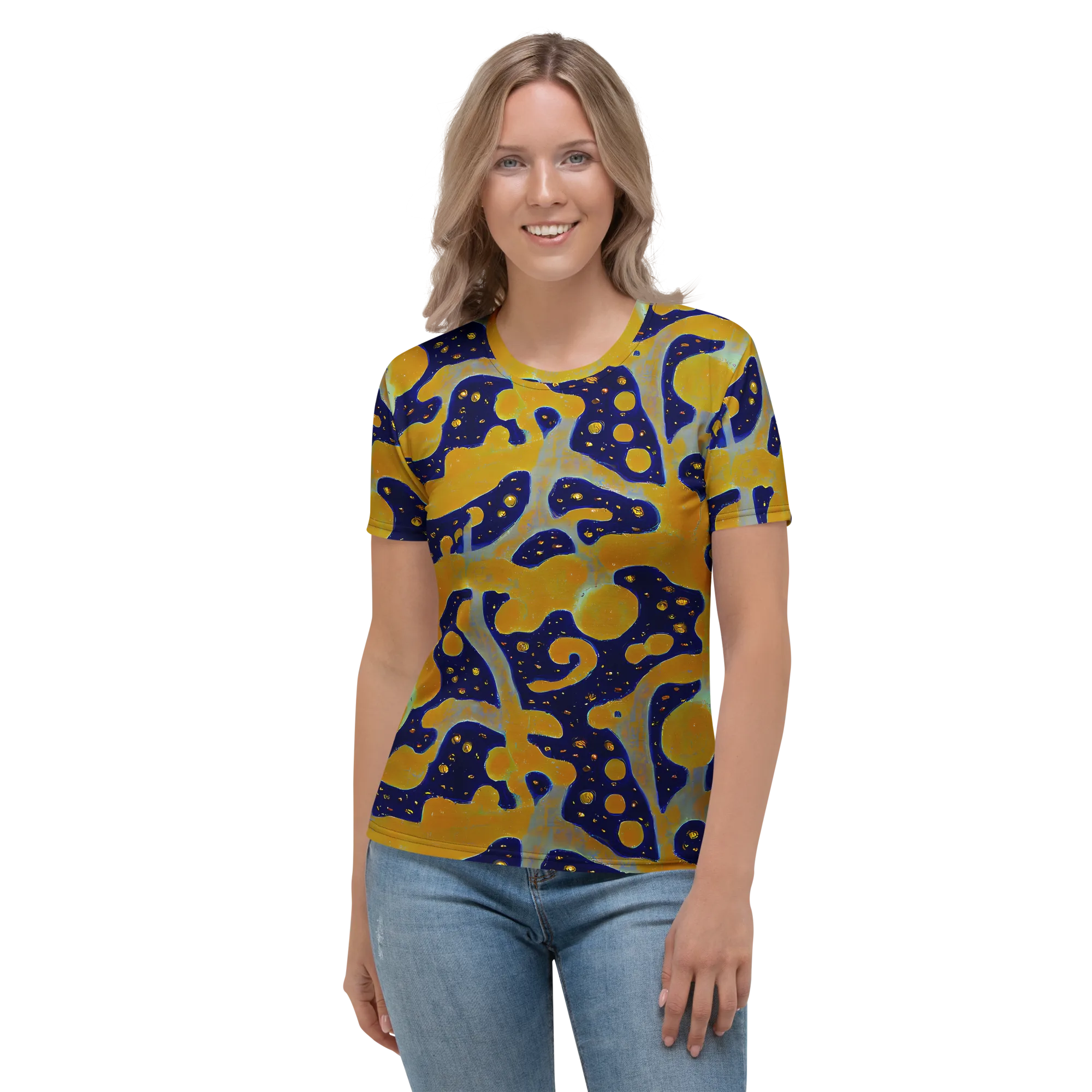 Molten Drift on Women's Crew Neck T-Shirt — Front