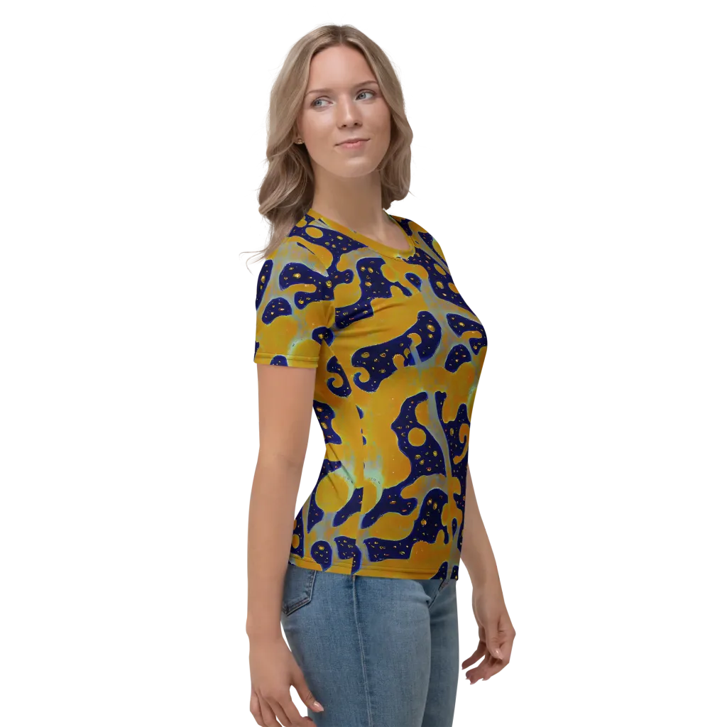 Molten Drift on Women's Crew Neck T-Shirt — Right
