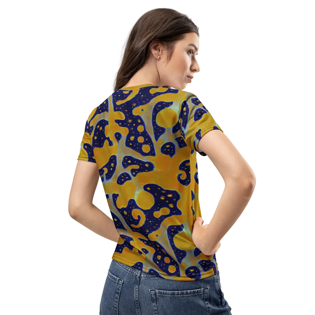 Molten Drift on Women's Crew Neck T-Shirt — Back