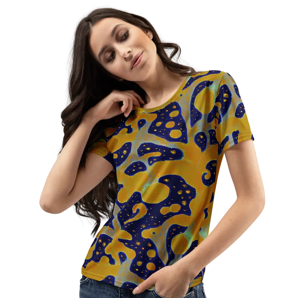 Molten Drift on Women's Crew Neck T-Shirt — Left Front