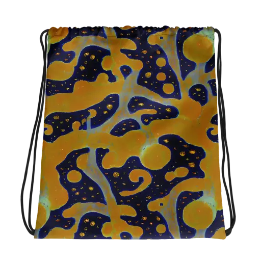 Molten Drift on a Drawstring Bag