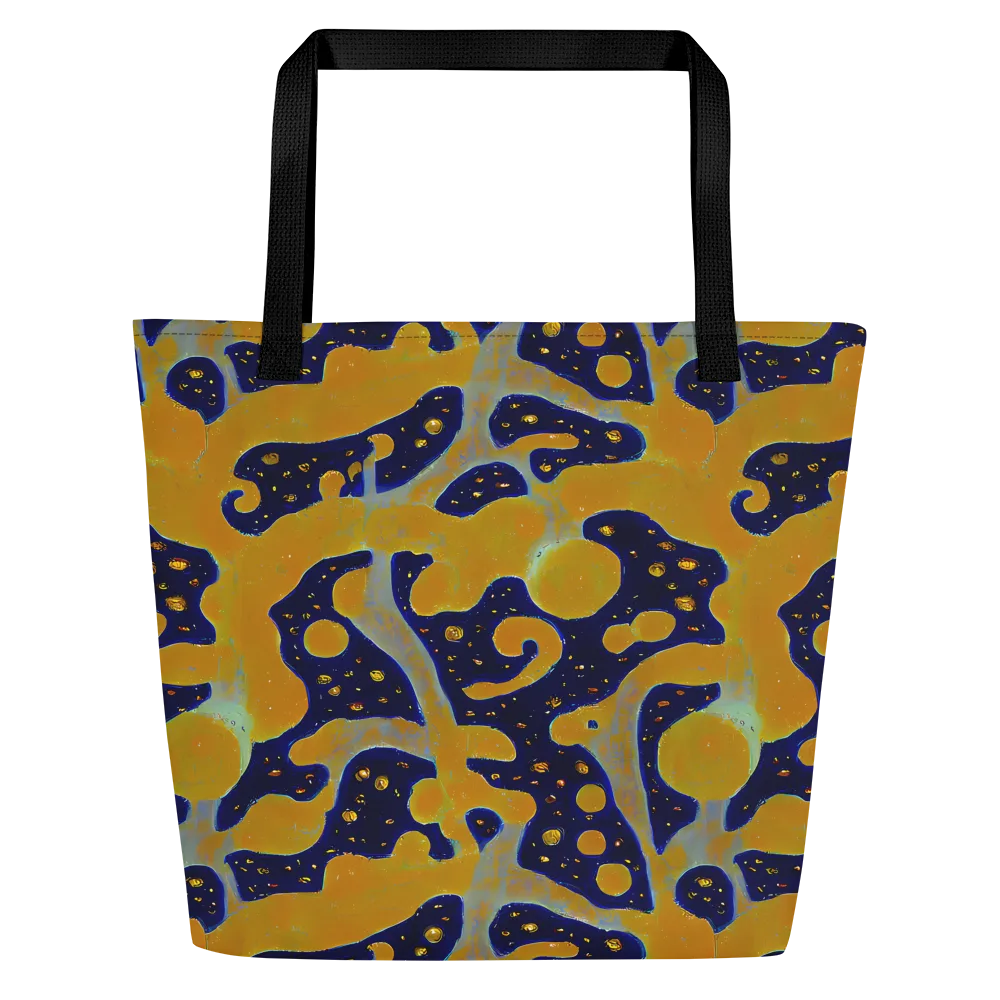 Molten Drift on Large Tote Bag W/ Pocket — Front
