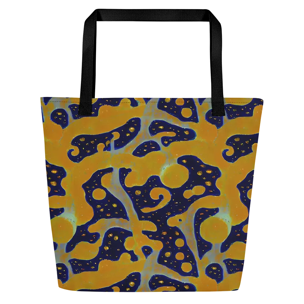 Molten Drift on Large Tote Bag W/ Pocket — Front