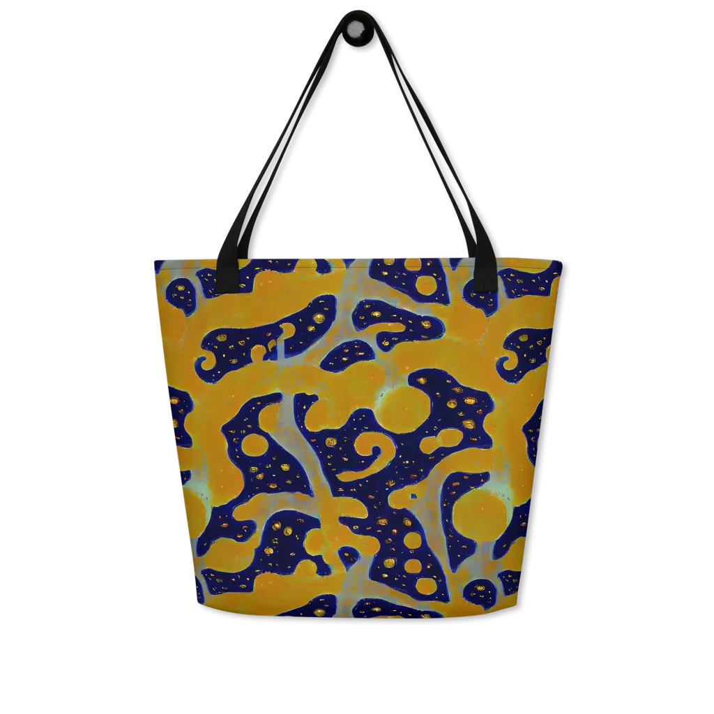 Molten Drift on Large Tote Bag W/ Pocket — Front