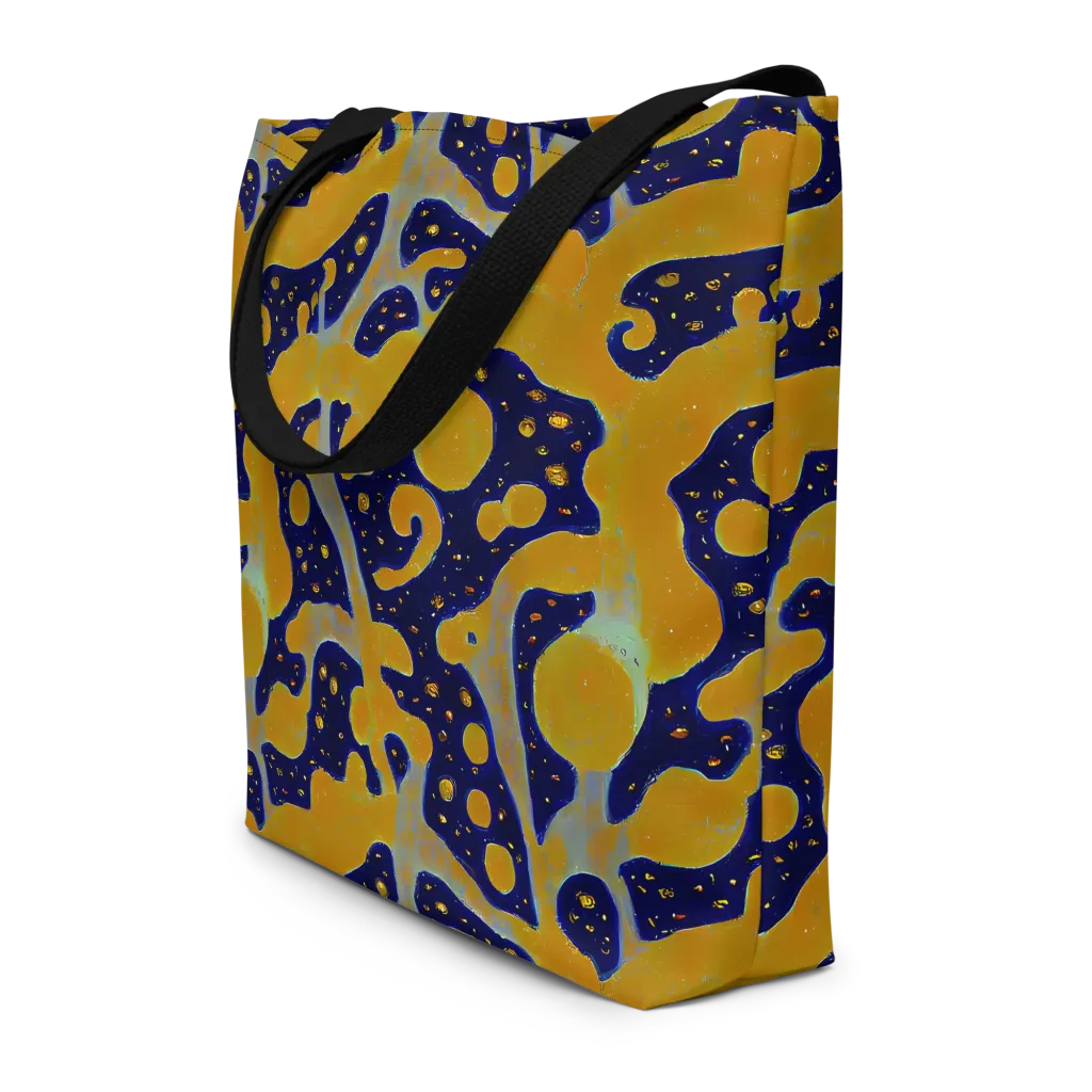 Molten Drift on Large Tote Bag W/ Pocket — Front