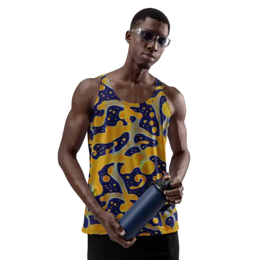 Molten Drift on a Men's Tank Top