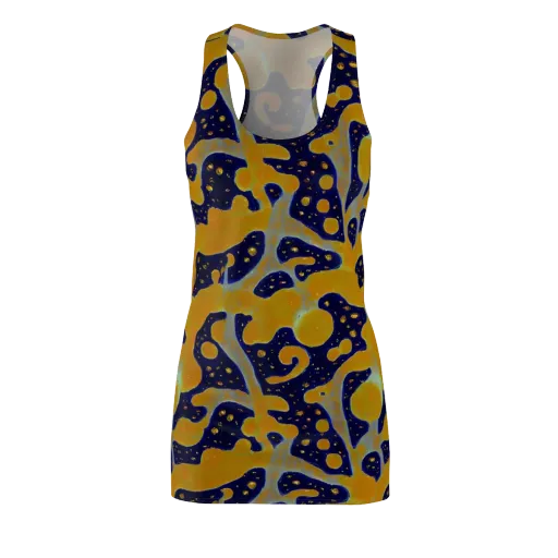 Molten Drift on a Racerback Dress