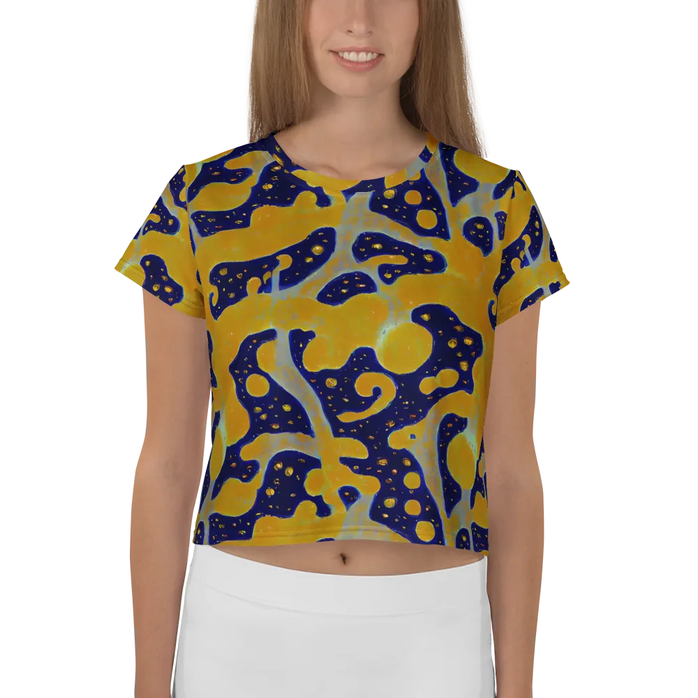 Molten Drift on Crop Tee — Front
