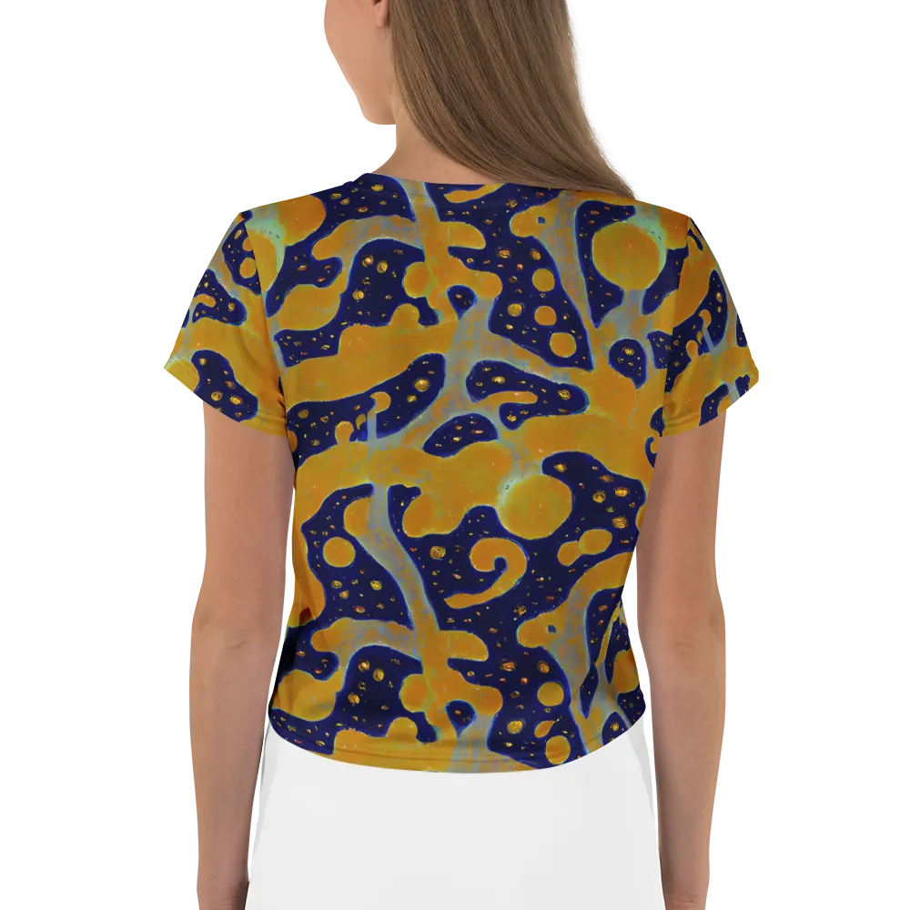 Molten Drift on Crop Tee — Back