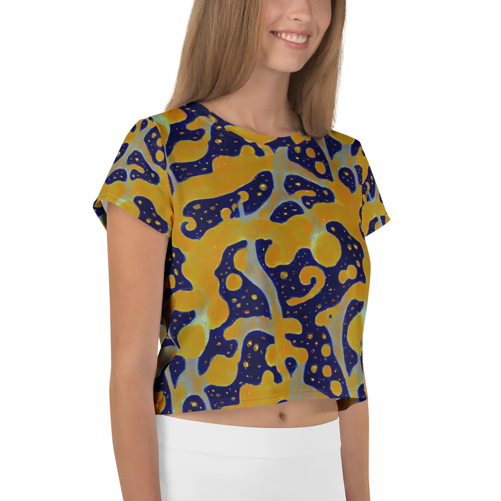 Molten Drift on Crop Tee — Right