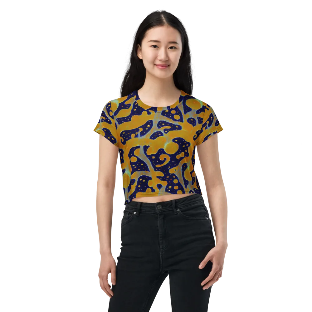 Molten Drift on Crop Tee — Front