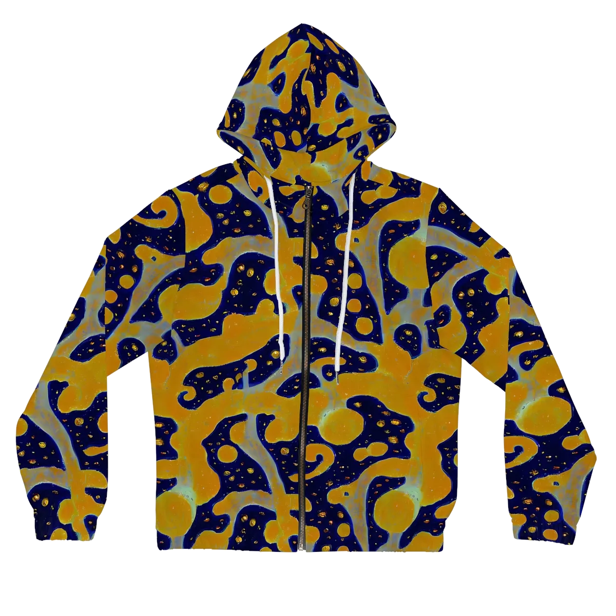 Molten Drift on Women's Full-Zip Hoodie — Front
