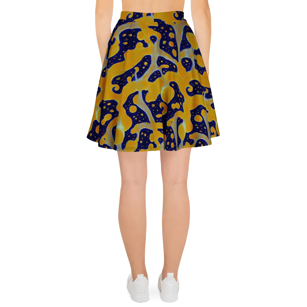 Molten Drift on Skater Skirt — Back